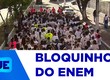 Foi realizada na tarde de hoje mais uma edição do 'Bloquinho do Enem'