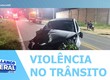 Passageira de moto morre e condutor fica gravemente ferido em acidente em Itabaiana