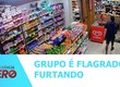 Grupo é flagrado por câmera de segurança furtando peito de frango em mercearia no Bairro 18 do Forte