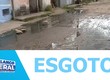Esgoto estourado causa transtornos aos moradores do Bairro Jardim em Nossa Senhora do Socorro