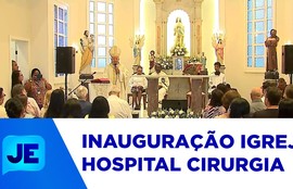 O Hospital de Cirurgia, instituição centenária em Sergipe, reinaugurou, hoje, sua histórica capela