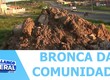 Moradores do bairro Santa Cecília reclamam da falta de limpeza e pavimentação das ruas