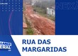 Moradora do Bairro Guajará mostra péssimas condições da Rua das Margaridas
