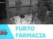 Homem é flagrado por câmera de segurança invadindo farmácia no município de Umbaúba