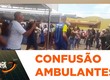Confusão é registrada durante transferência de ambulantes no centro de Aracaju