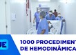 Nesta segunda-feira, o centro de hemodinâmica do HUSE realizou o procedimento de número mil