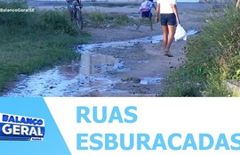 Moradores do Loteamento Boa Viagem denunciam ruas esburacadas