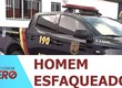 Policiais da radiopatrulha salvam homem esfaqueado e em seguida cumprem mandado de prisão contra ele
