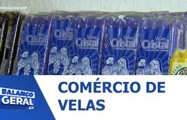 Proximidade do Dia de Finados movimenta comércio de velas e flores em Aracaju