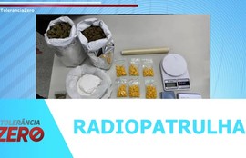Radiopatrulha apreende maconha, cocaína e drogas sintéticas no Conjunto Leite Neto em Aracaju