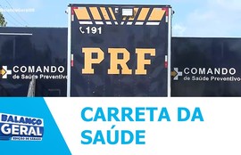 Carreta da saúde da PRF realiza atendimentos gratuitos a moradores de Nossa Senhora do Socorro