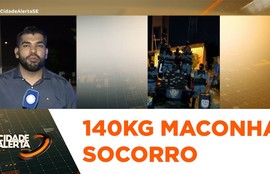 Cavalaria da PM apreende 140 quilos de maconha no bairro Albano Franco em Socorro