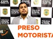Polícia prende motorista e descobre que ele estava a 140km/h e ainda gravou o atropelamento