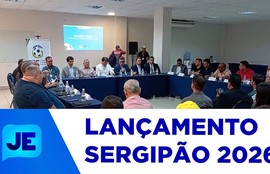 Hoje,  aconteceu o lançamento oficial do campeonato sergipano 2026