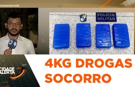 Polícia prende motorista com quatro quilos de cocaína na avenida Lauro Porto em Socorro