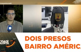 Polícia apreende arma de fogo e prende dois homens por porte ilegal no bairro América