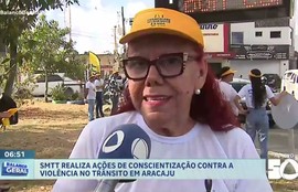 SMTT realiza ações de conscientização contra a violência no trânsito em Aracaju