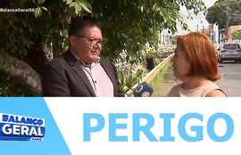 Árvores inclinadas em canal do bairro Cirurgia causam transtornos aos moradores