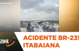 Acidente deixa 3 mortos na BR-235 em Itabaiana