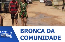 Moradores reclamam de drenagem que está em andamento há mais de um ano no Bairro Santa Maria