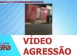 Vídeo mostra carroceiro puxando mulher pelos cabelos e a arrastando pelo asfalto