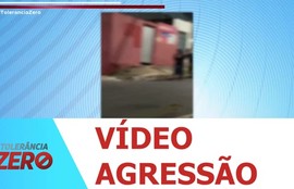 Vídeo mostra carroceiro puxando mulher pelos cabelos e a arrastando pelo asfalto