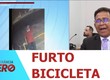Câmera de segurança flagra homem furtando bicicleta no Bairro Augusto Franco