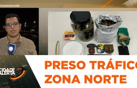 Suspeito de tráfico de drogas é preso na zona norte da capital