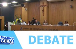 A Câmara de vereadores de Aracaju realizou debate sobre a terceirização do serviço público