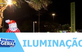 Parque Governador Augusto Franco recebe iluminação especial para o período natalino