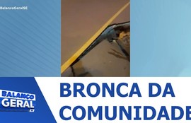 Adutora rompe e abre cratera em Simão Dias