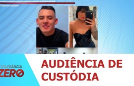 Vídeo da internet mostra audiência de custódia do elemento que arrastou a namorada