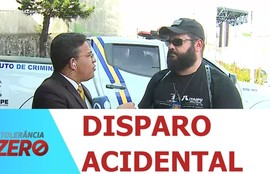 Servidor dispara espingarda de forma acidental e fere três pessoas, uma delas está internada no hospital