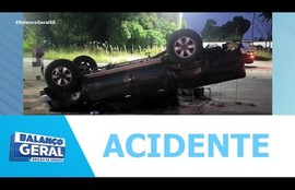 Motorista fica gravemente ferido após capotamento na se-065, em São Cristóvão