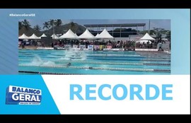 Rafael Aguiar bate recorde e passa a ser nadador mais rápido da história de Sergipe aos 16 anos