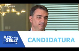Pré-candidato à presidência da república, Flávio Bolsonaro falou sobre Candidatura