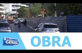 Obra de duplicação da ponte Godofredo Diniz interdita trecho do calçadão da 13 de Julho