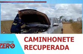 PRF recupera caminhonete com registro de roubo em Frei Paulo