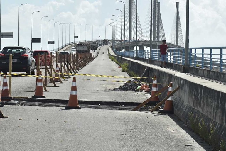 Obras na ponte entre Aracaju e Barra dos Coqueiros serão concluídas em maio, diz governo
