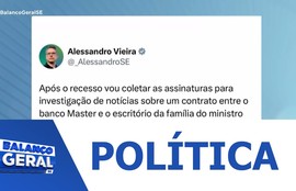 Senador Alessandro Vieira anuncia que pretende articular mais uma investigação