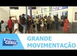 A Movimentação no terminal rodoviário Luiz Garcia no Centro de Aracaju na manhã da Véspera de Natal