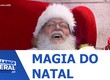 Chega o Natal e, com ele, luzes, enfeites e sorrisos se espalham