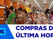 Comércio bem movimentado no centro de Aracaju e nos shoppings da capital na véspera de Natal