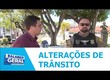 trânsito de Aracaju foi alterado neste fim de semana