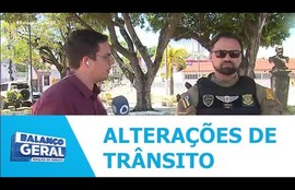 trânsito de Aracaju foi alterado neste fim de semana