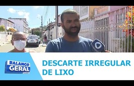 Moradores na bronca com descarte irregular de lixo em travessa no bairro Getúlio Vargas