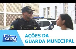 Balanço das ações da guarda municipal de aracaju durante o fim de semana