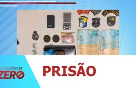Casal suspeito de tráfico é preso com drogas em Estância