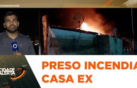 Homem suspeito de agredir companheira e incendiar imóvel é preso em Moita Bonita