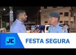 A festa da virada foi considerada segura pela polícia militar e pela guarda municipal de Aracaju